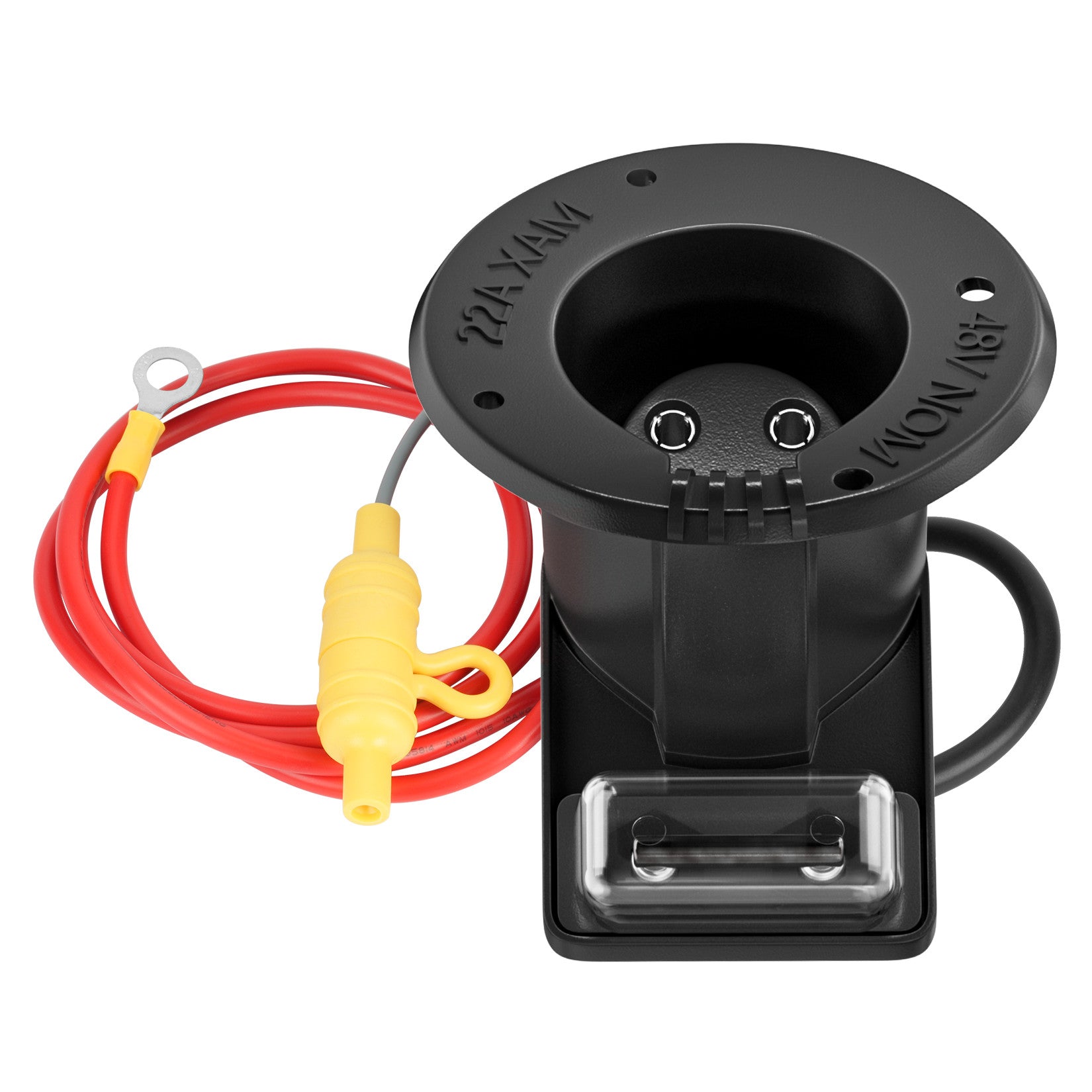 48V Golf Cart Charger Receptacle Charger Plug for Club Car DS Modes, Golf Cart Charging Port with Cord and Club Car Plug |Drive-up