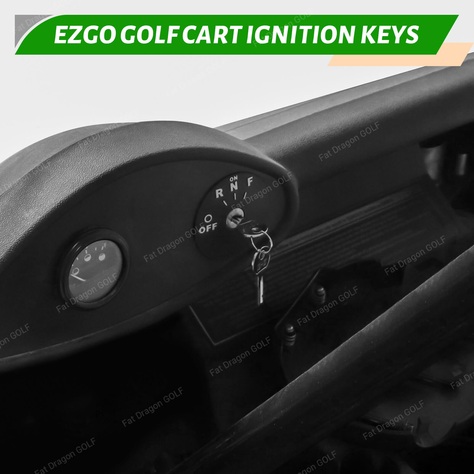 EZGO Key Ignition 25-Pack - Fits 1981+ Golf Carts (OEM 17063-G01) | Drive-up