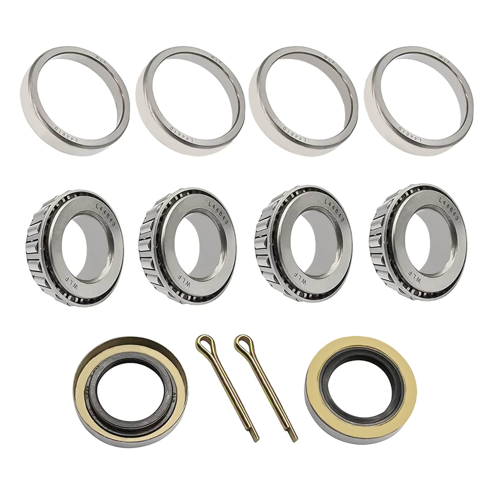 EZGO TXT Golf Cart Front Wheel Bearing & Seal Replacement Kit 1976-Up |Drive-up