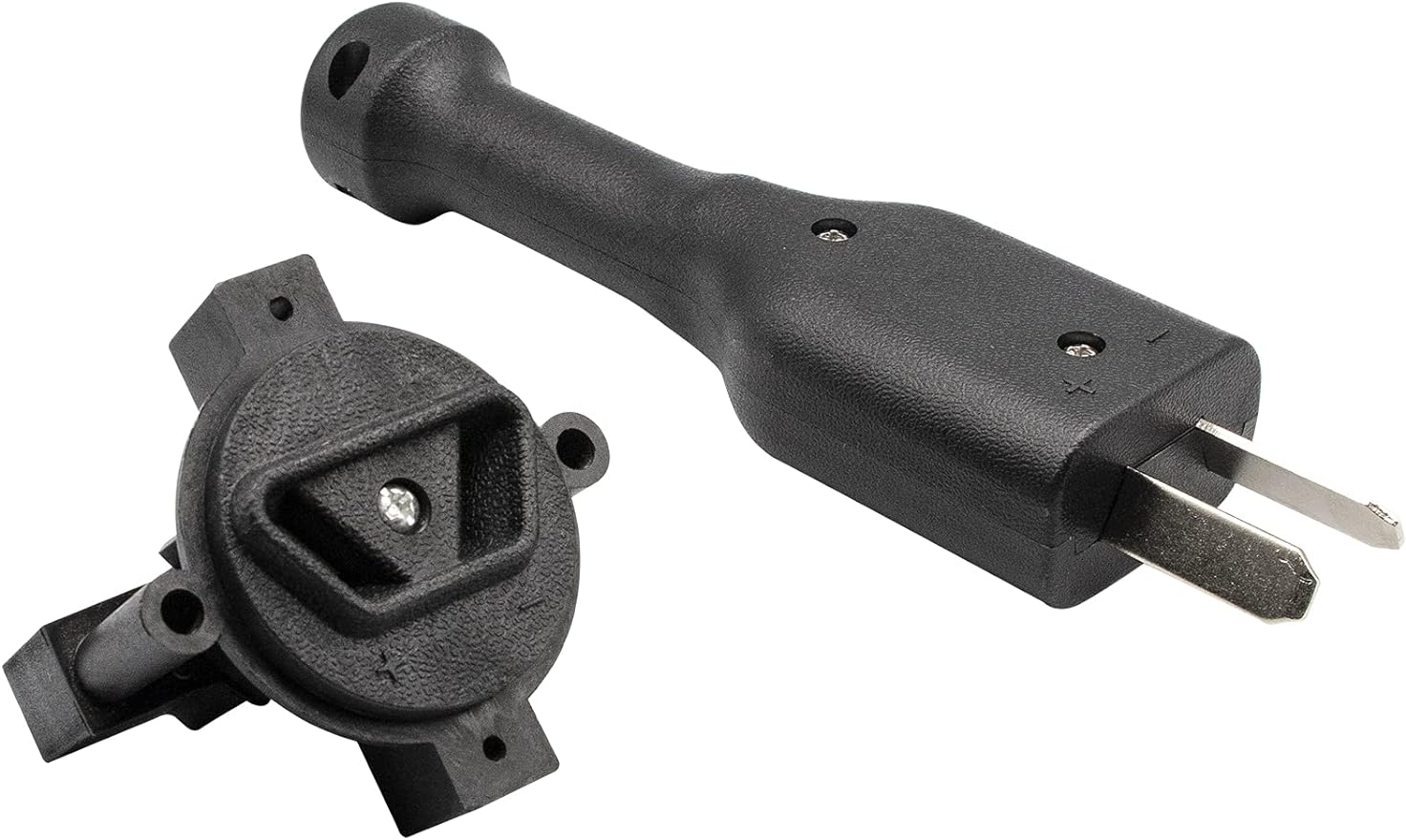 Crow Foot 2 Prong Charger Plug & E-Way Receptacle for Yamaha 36V Golf Cart Charger | Drive-up