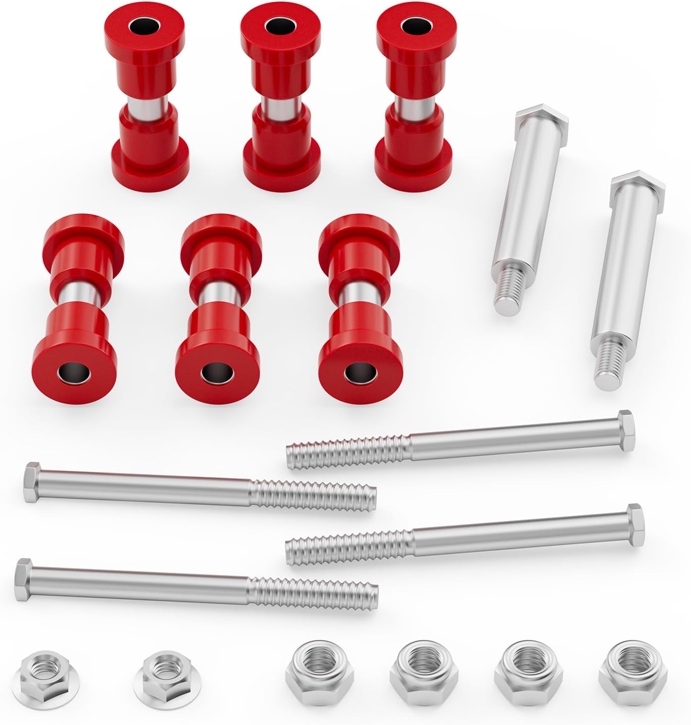 Golf Cart Bushings Kit, EZGO Rear Leaf Spring Polyurethane Bushings for EZGO TXT Medalist, Club Car DS, OEM 70289G01, 1015583 |Drive-up