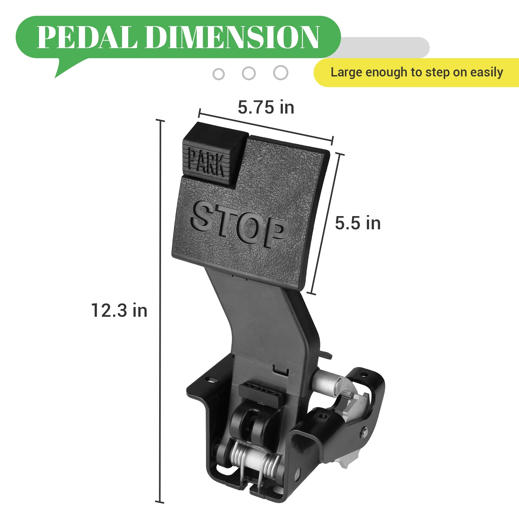 Club Car Precedent Accelerator ASM Brake Pedal Assembly (2nd gen)