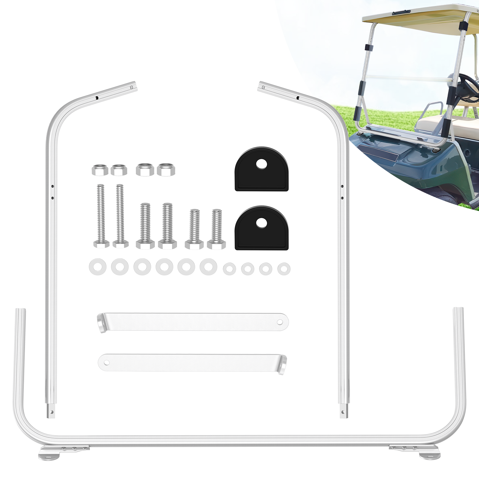 Golf Cart Front Strut Brackets Kit for Club Car | Drive up