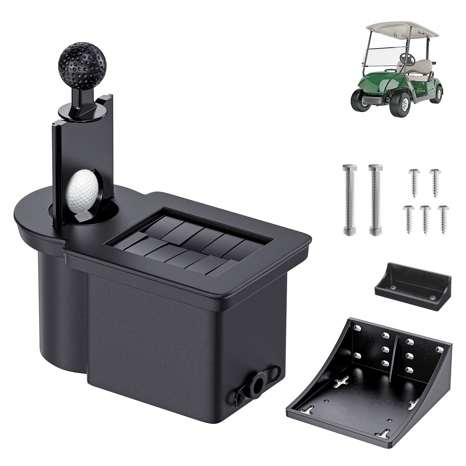 Golf Cart Ball Washer and Club Cleaner Kit for Club Car DS, Yamaha G29, EZGO TXT PDS DCS G&E Golf Carts, OEM 603836 |Drive-up