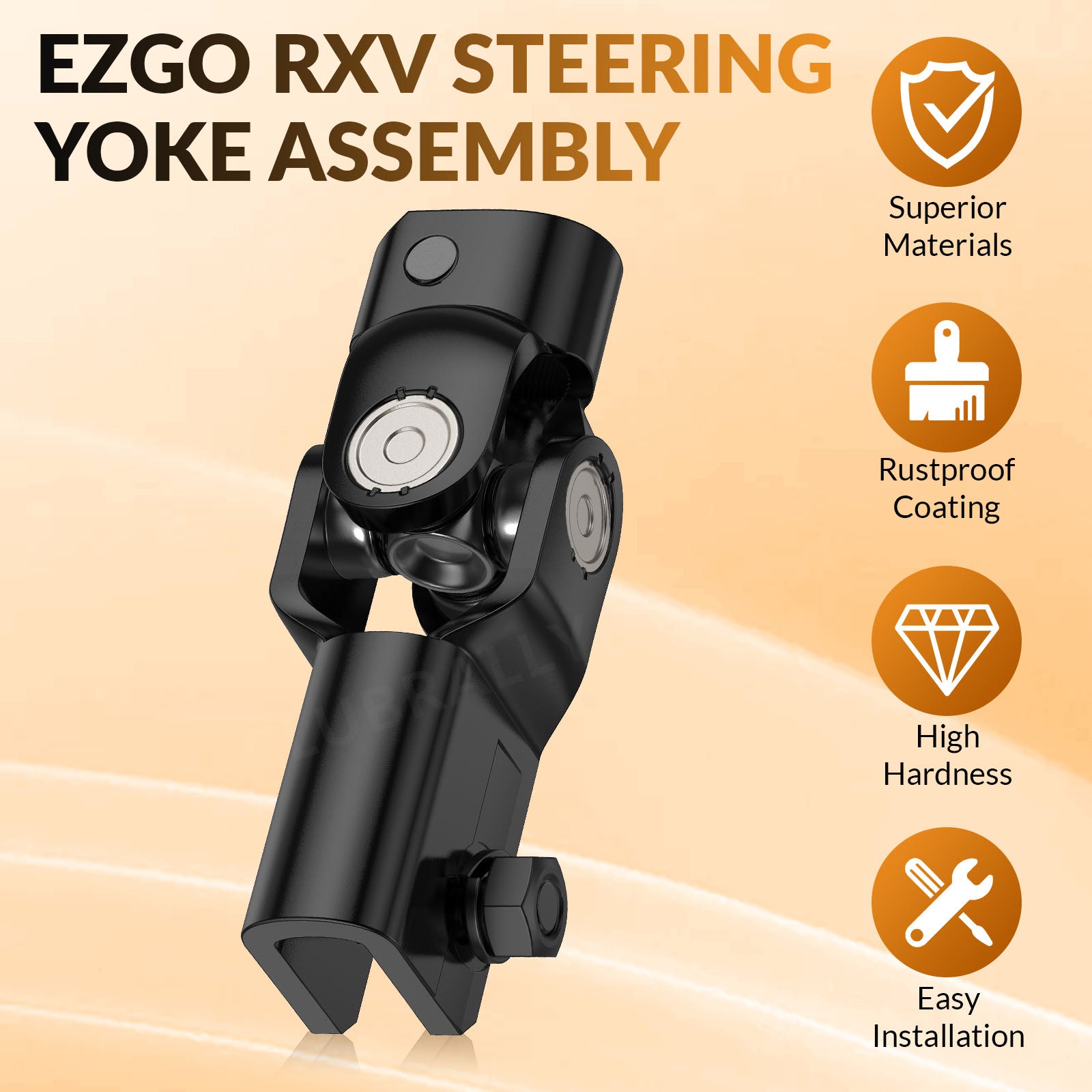 Steering Yoke Fits for 2008-UP EZGO RXV Gas & Electric Golf Cart | Drive-up