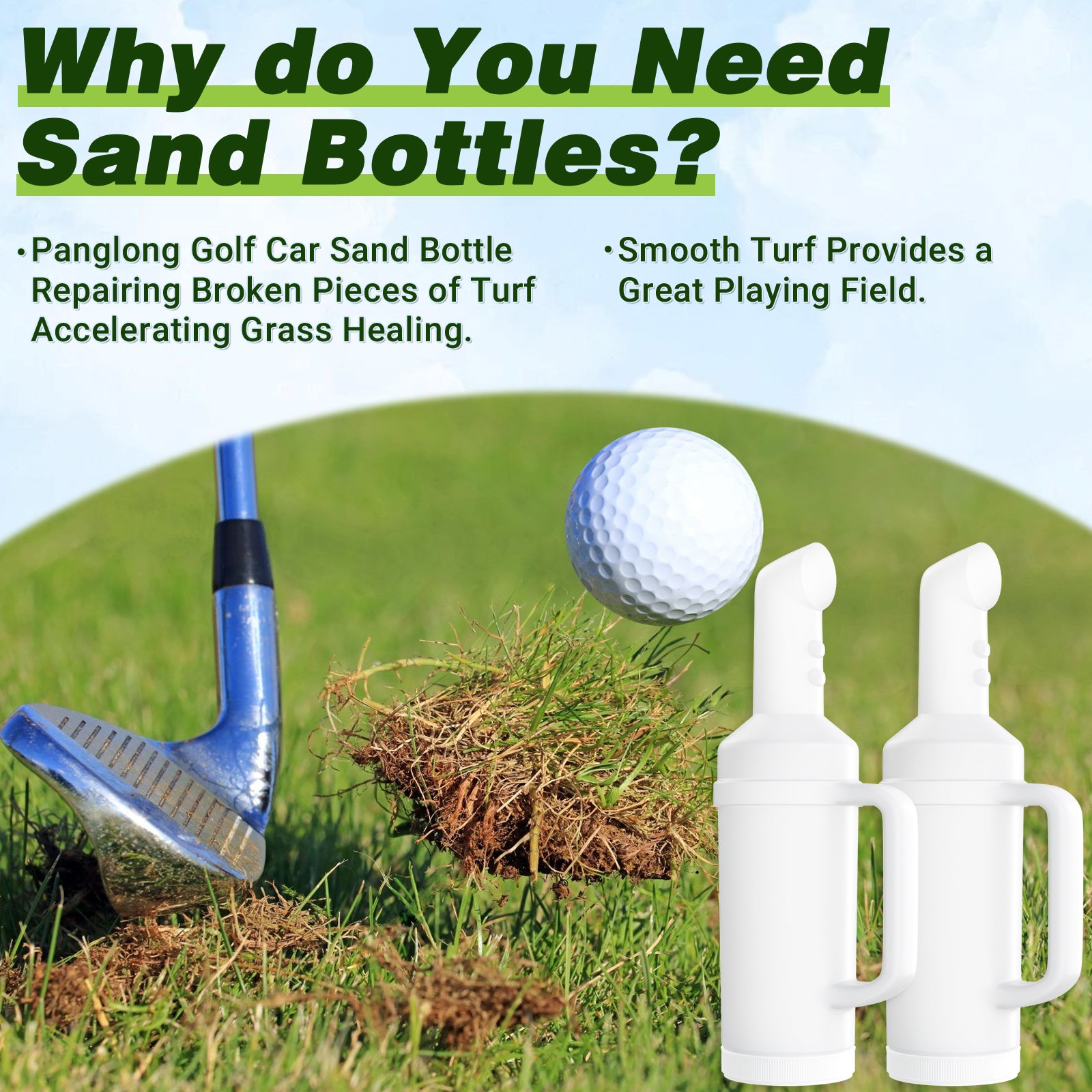 Golf Cart Sand Bottle for Club Car Precedent | Drive-up