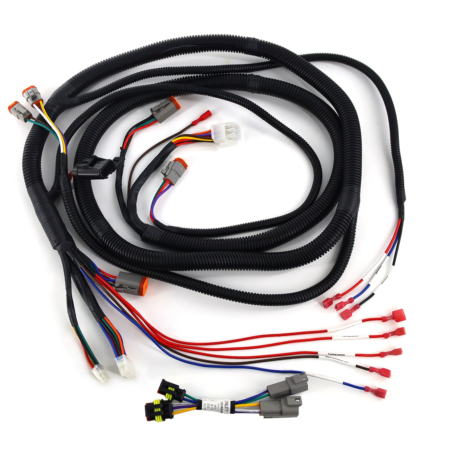 DRIVE-UP Golf Cart Control Wiring Harness for Club Car Precedent - Gray Controller #1515-5201, Include Mcor 2&4 Adapter Harness, Precedent Complete Vehicle Wiring Harnesse, OEM #103850301