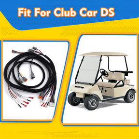 DRIVE-UP Golf Cart Control Wiring Harne10-5201, DS Complete Vehicle Wiringss for Club Car DS - Black Controller #15 Harnesses,OEM #102196601