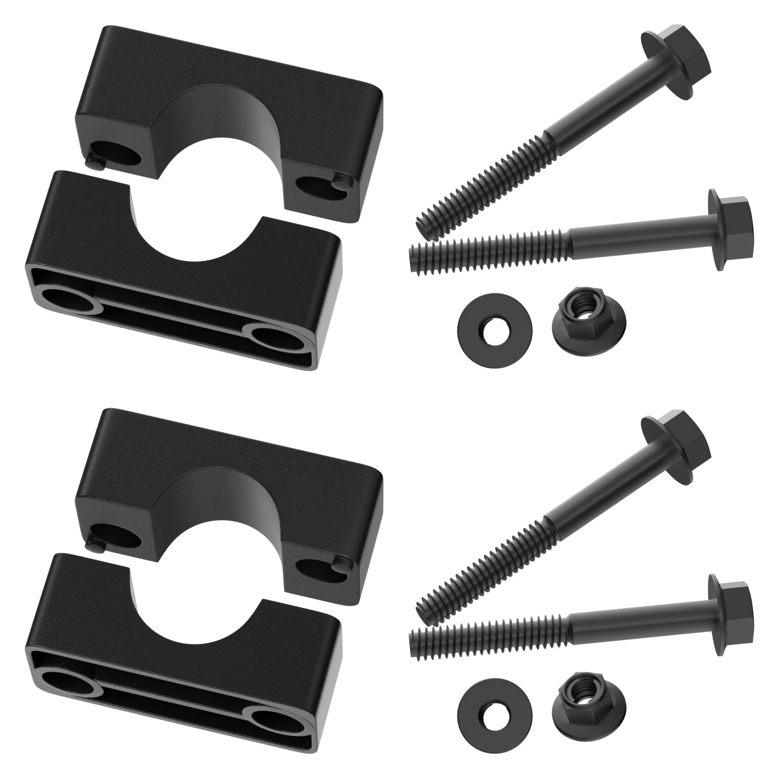 Drive-up Brake Block Mounting Set with Screw Nut for Club Car DS Carryall Golf Cart 1981-Up, OEM#1011402