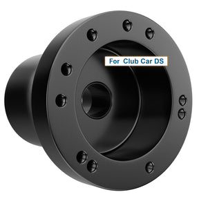 Drive-up Golf Cart Steering Wheel Adapter for Club Car DS with 5-6 holes Steering Wheel-Black