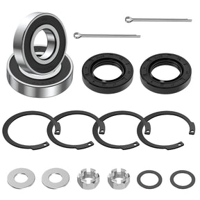 Drive-up EZGO TXT Gas Golf Cart Long and Short Half Shafts with Bearings Oil Seal Circlip Kit, Suitable for 1994-2009 EZGO TXT Gas Golf Cart, Replace OEMb #26811-G01, 00518G8, 10387-G1, 26814-G01