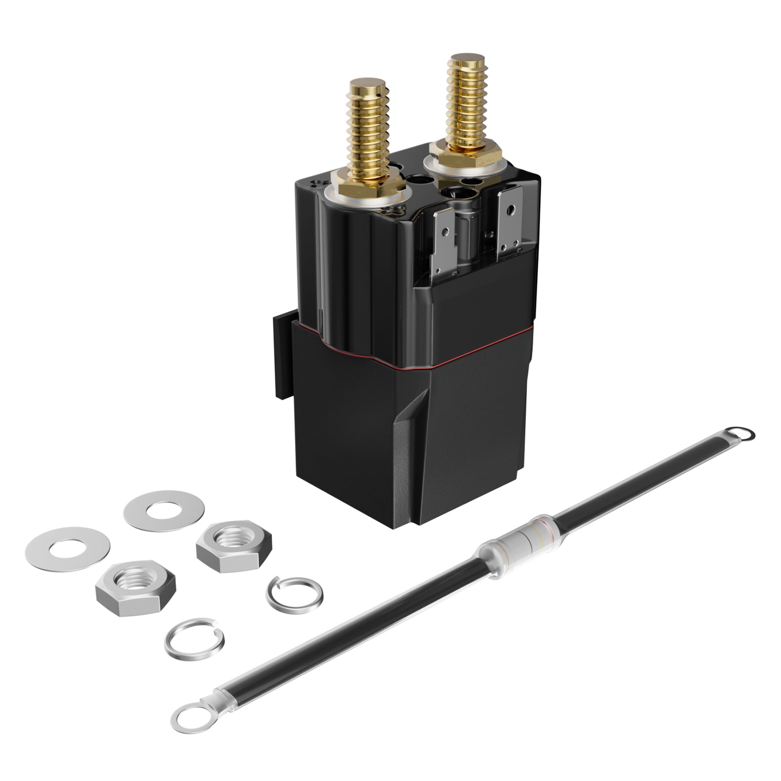 Drive-up 48 Volt OEM Solenoid with Resistance for Club Car New Model DS & Precedent & Tempo, OEM #102865901, 1014947