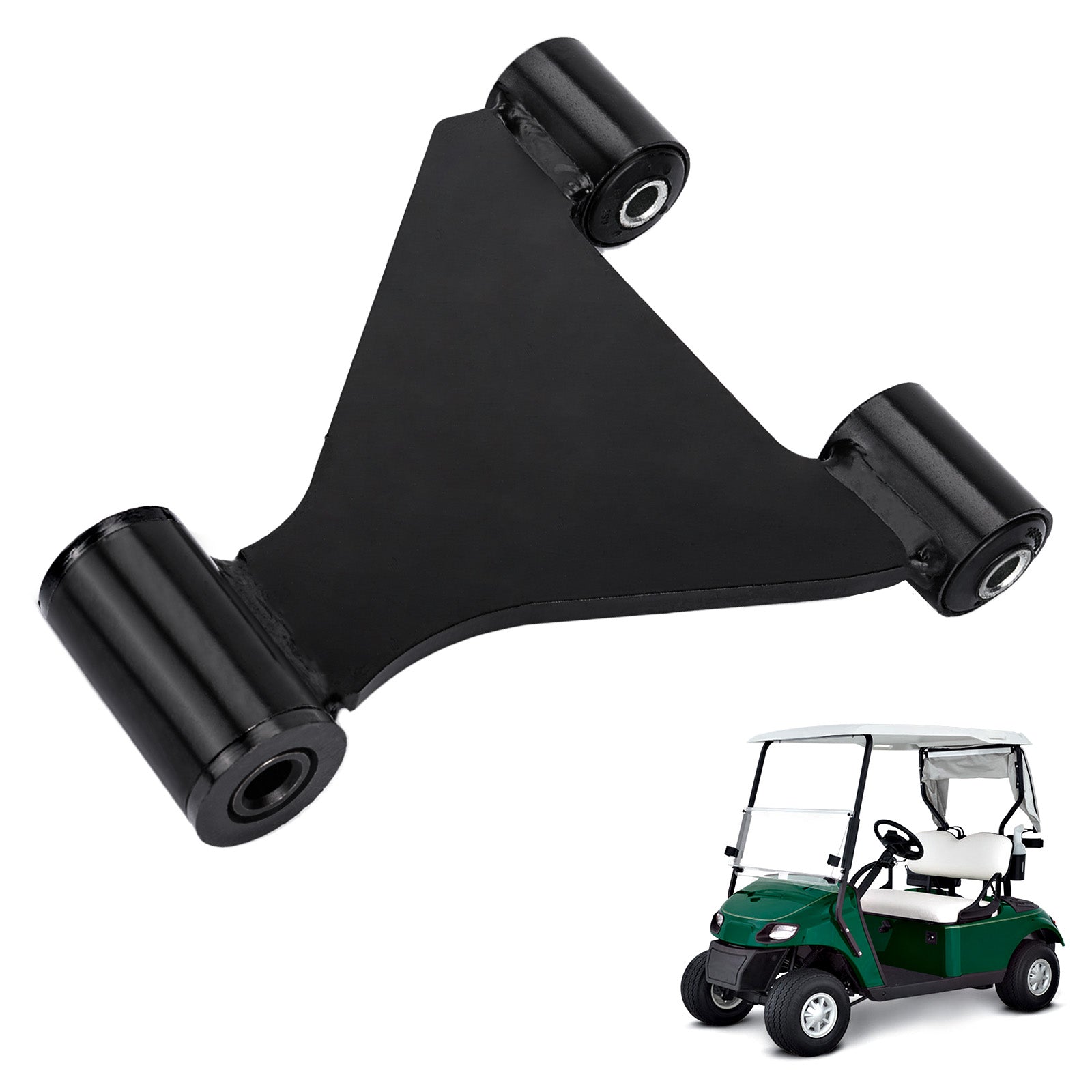 Drive-up EZGO RXV Front Control A-Arm Assembly, Front Suspension A-Arm with Bushings and Sleeve-1PC, Suitable for 2008-up EZ GO RXV Gas and Electric Golf Cart, Replace OEM# 608089, 604654