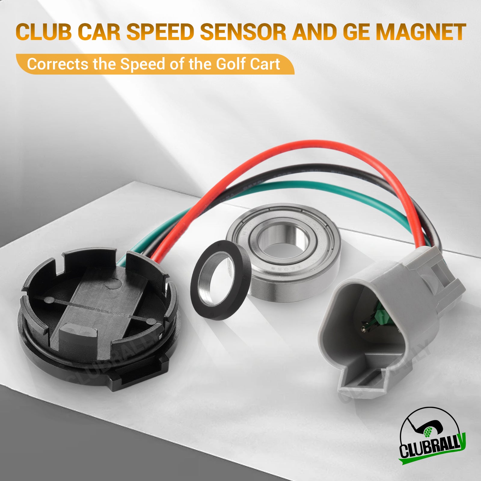 Drive-up Club Car Speed Sensor and GE Magnet Golf Cart DS IQ & Precedent with GE Motor Only, OEM #102265601