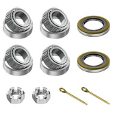 2 Set EZGO TXT Golf Cart Front Axle Wheel Hub Bearings & Seal |Drive-up
