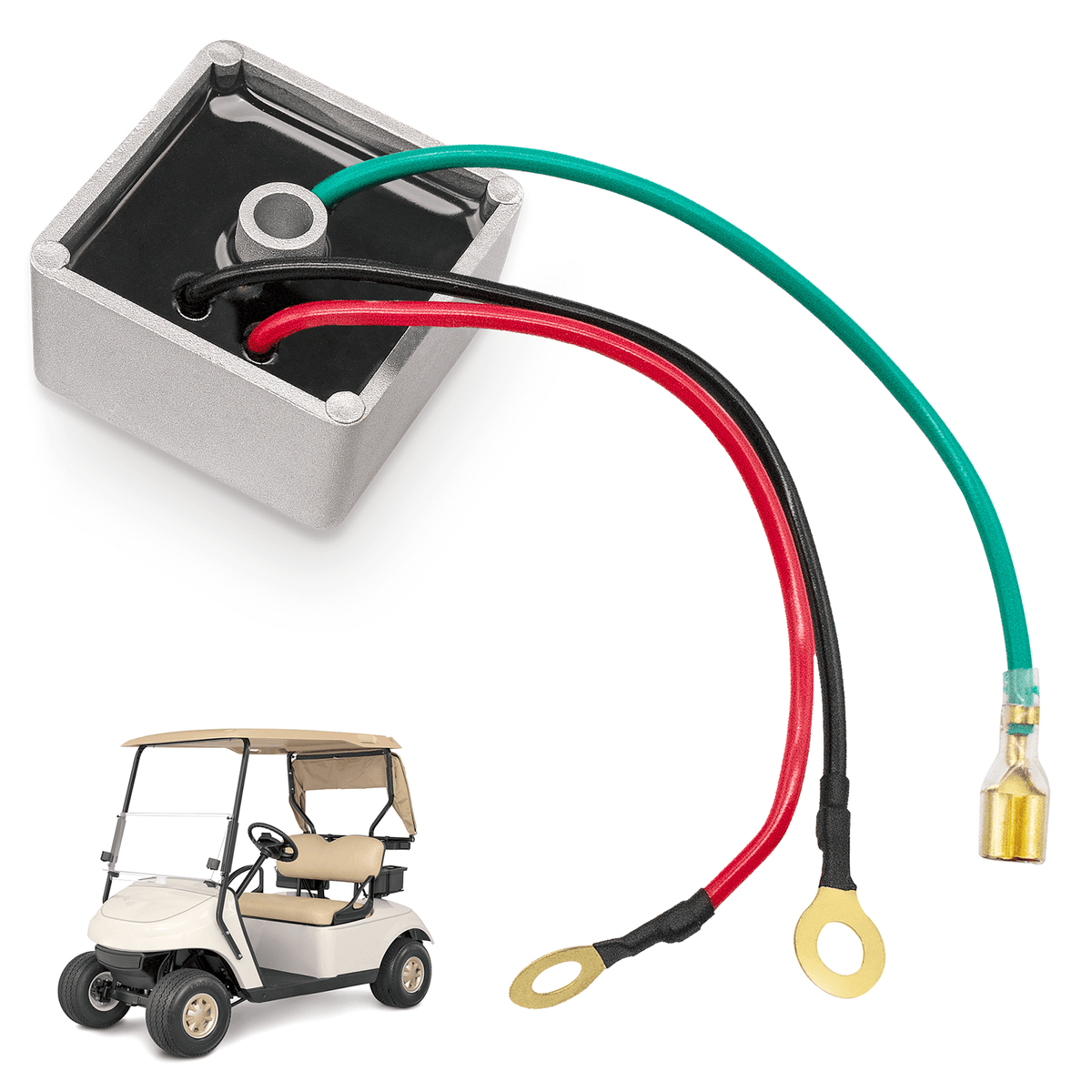 Voltage Regulator for EZGO TXT Gas Golf Carts 1994-Up OEM 27739-G01 | Drive-up