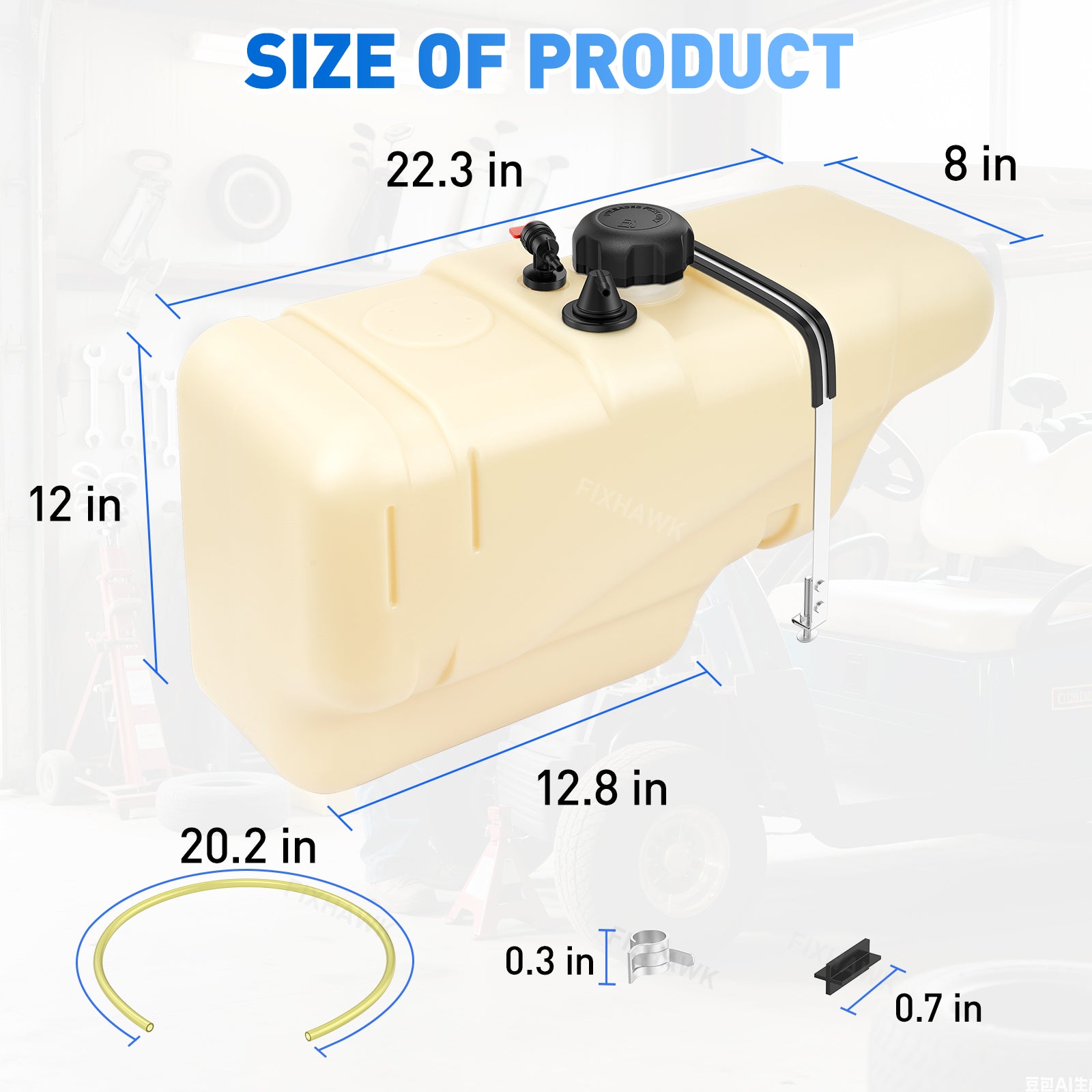 club car fuel tank