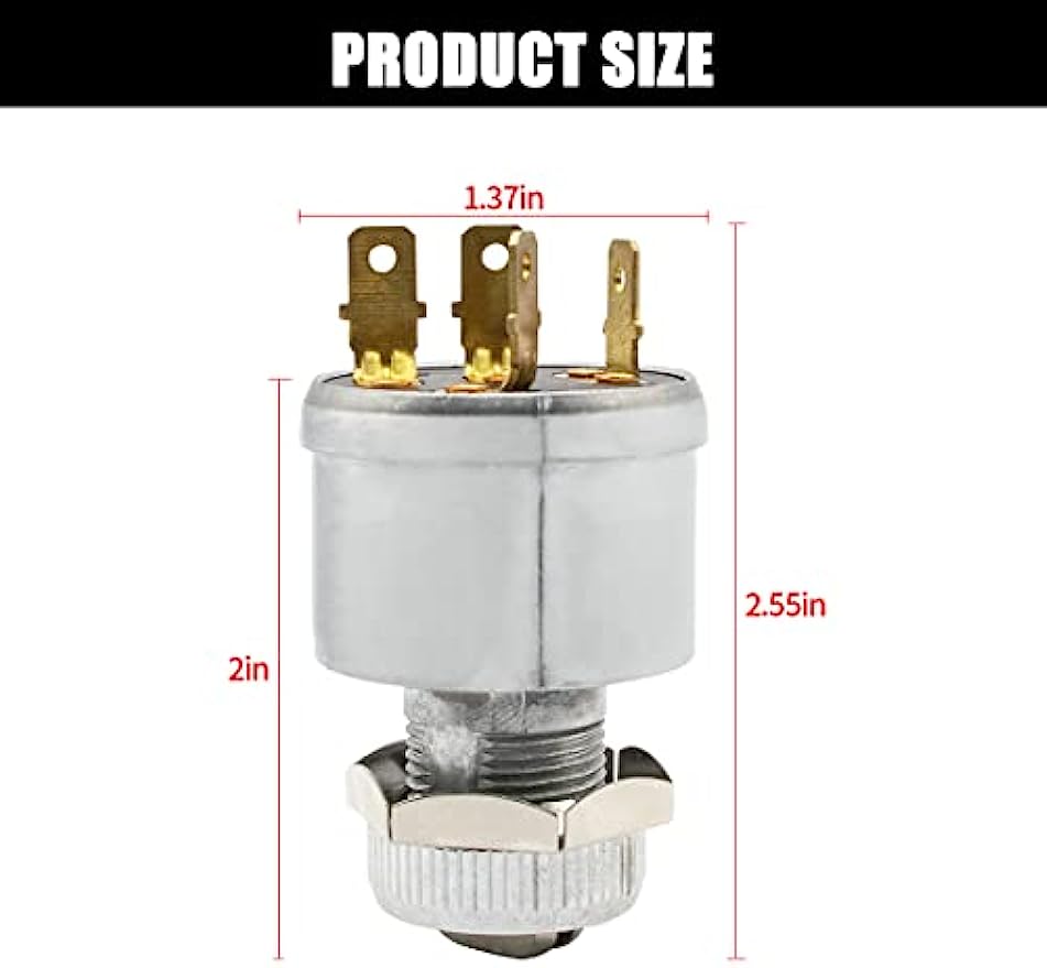 EZGO TXT Ignition Switch, Starter Switch Key