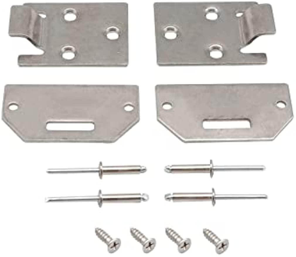 2 Pairs Seat Hinge Bottom Plate for EZGO TXT/Medalist Gas & Electric DRIVE-UP