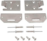 2 Pairs Seat Hinge Bottom Plate for EZGO TXT/Medalist Gas & Electric DRIVE-UP