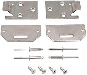 2 Pairs Seat Hinge Bottom Plate for EZGO TXT/Medalist Gas & Electric DRIVE-UP