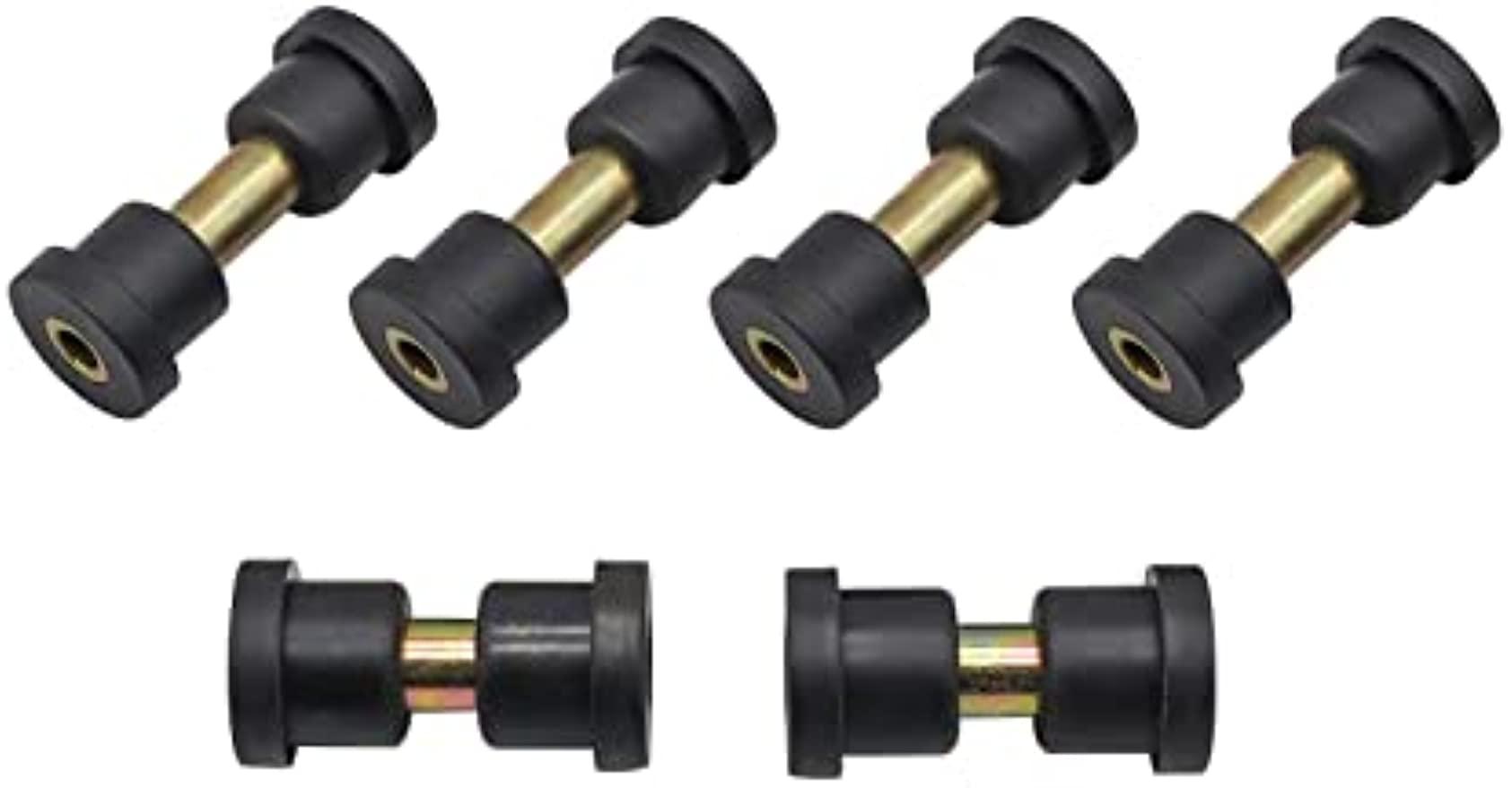 Golf Cart Metal Rear Shackle Kit Including Bushing & Sleeves for  ClubCar Precedent DRIVE-UP