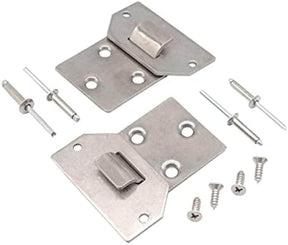 2 Pairs Seat Hinge Bottom Plate for EZGO TXT/Medalist Gas & Electric DRIVE-UP