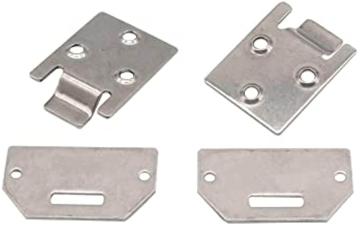 2 Pairs Seat Hinge Bottom Plate for EZGO TXT/Medalist Gas & Electric DRIVE-UP