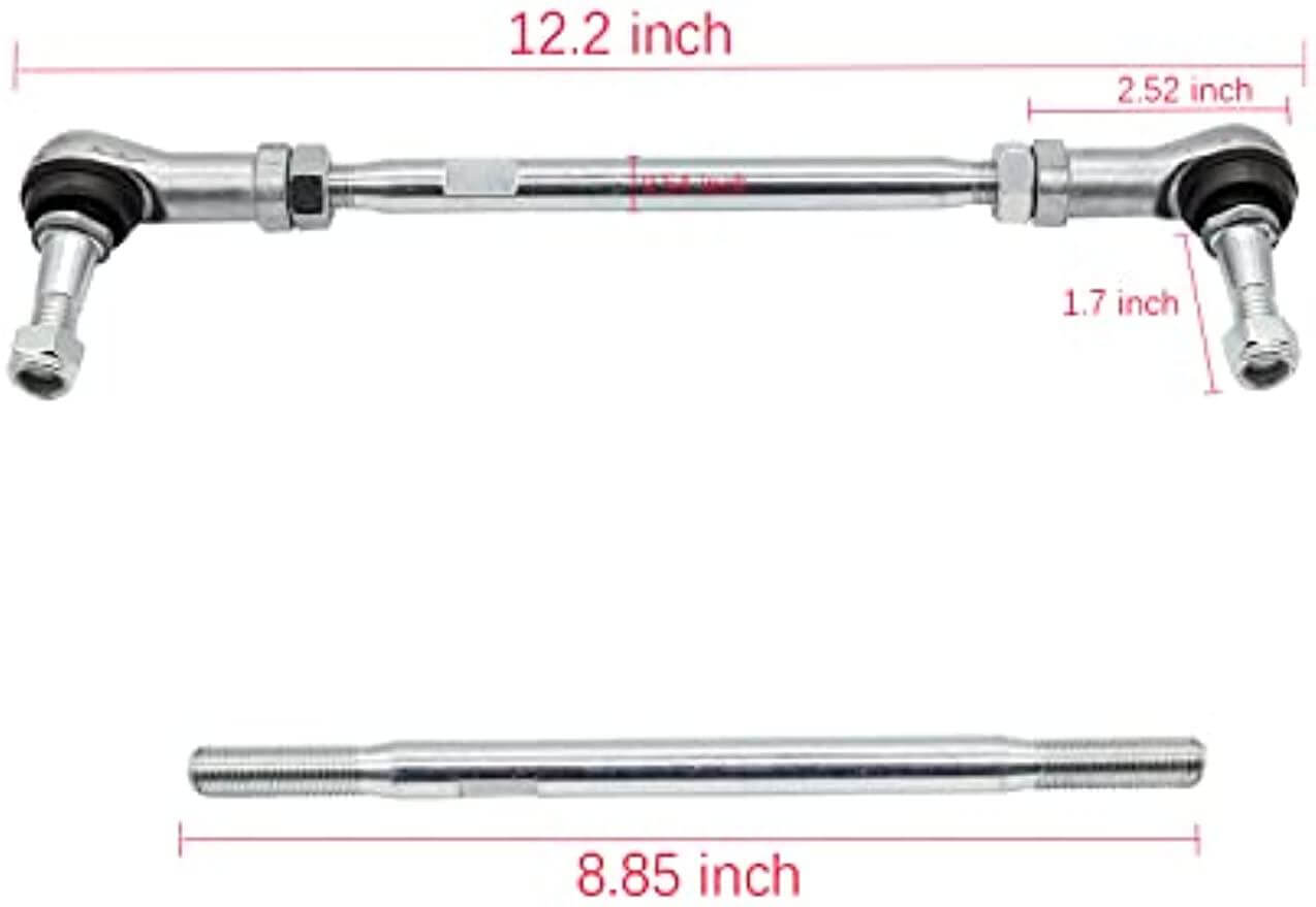 2 Pack Golf Cart Tie Rod Assembly for EZGO TXT DRIVE-UP