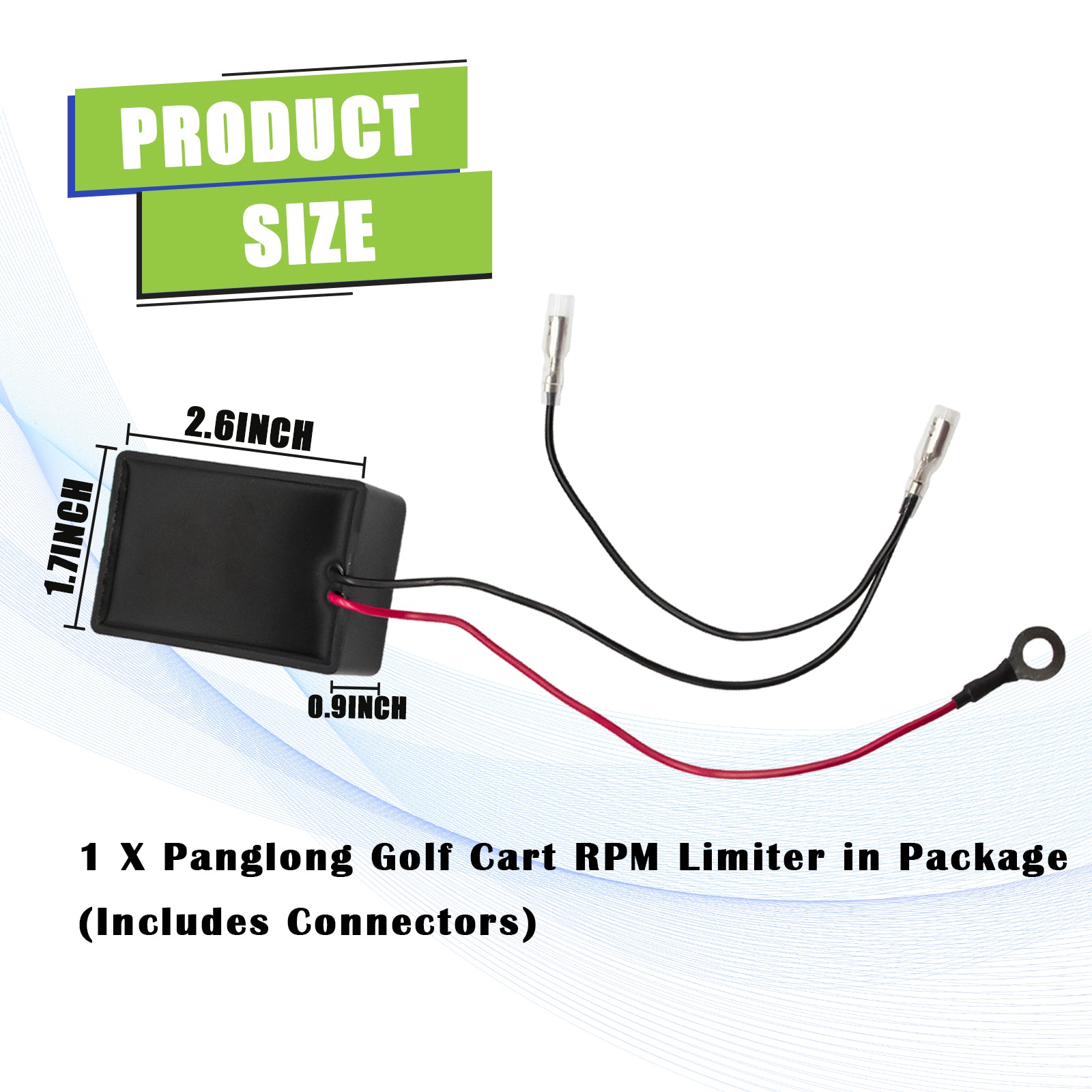 Drive-up RPM REV Limiter for Club Car 1992-Up DS and Precedent Gas Golf Cart FE290 FE350, Replace Part NO. 1016511, 1019094-01