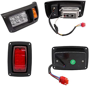 Club Car LED Light Kit 12 Volt Headlight & Tail Light Assembly for Club Car DS DRIVE-UP