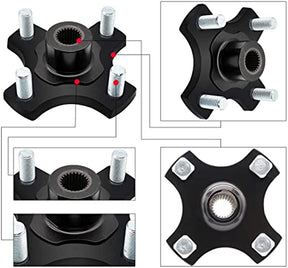 Golf Cart Rear Wheel Hub Flange Plate for EZGO RXV Electric 2008-Up Modles Rear Axle Hub Assembly DRIVE-UP