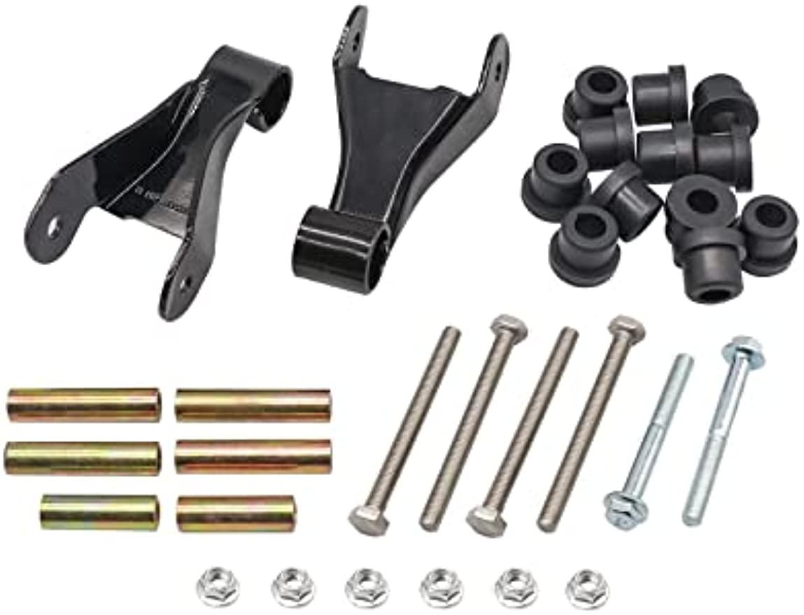 Golf Cart Metal Rear Shackle Kit Including Bushing & Sleeves for  ClubCar Precedent DRIVE-UP