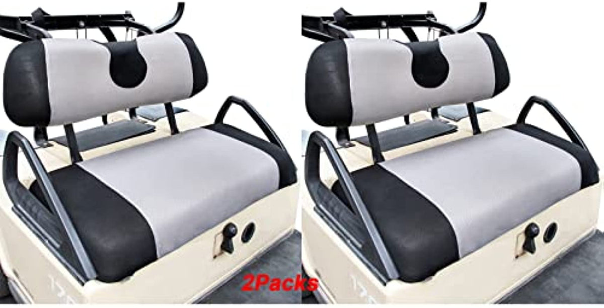 Golf Cart Seat Cover Set Fit for Club Car DS & EZGO TXT (S Size) DRIVE-UP