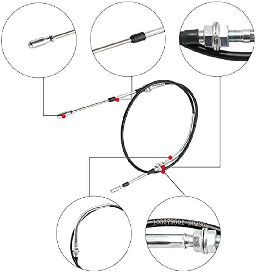 Golf Cart Transmission Shift Forward Reverse Cable for ClubCar DS DRIVE-UP