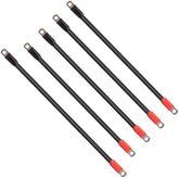 Golf Cart Battery Cable Set 4 Guage for EZGO TXT Medalist 1994-Up Models(Set of 5)