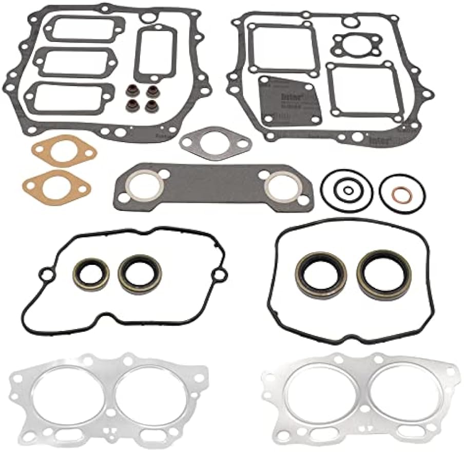 CartClan Engine Gasket Seal Rebuild Kit for EZGO 295cc 350cc 4 Cycle Gas Golf Cart 1991-2008 Fuji Robin Engine Pre MCI inc MCI Breather Gasket