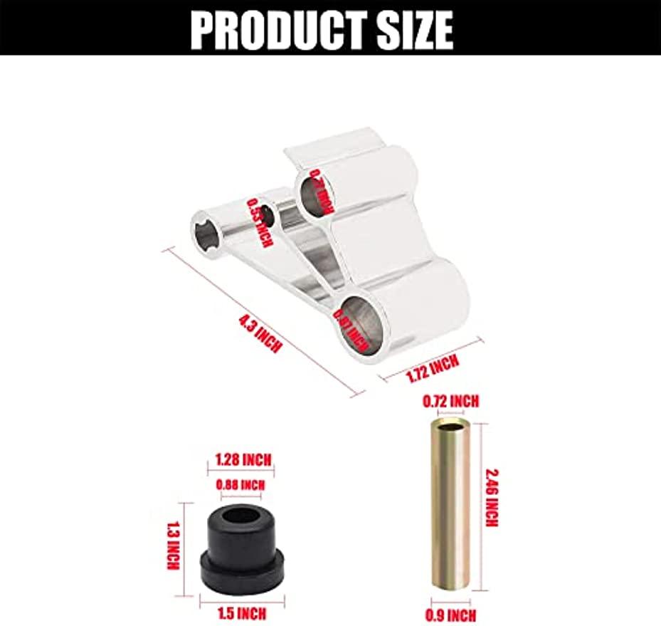 Aluminium Alloy Rear Shackle Kit Bushing & Sleeves for ClubCar Precedent Tempo & Onward G&E Models DRIVE-UP