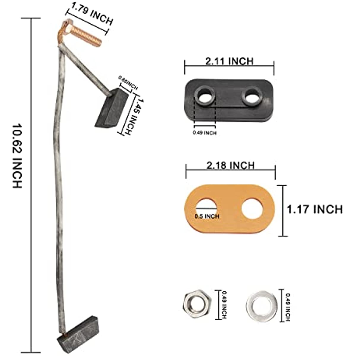 Fits Club Car & Yamaha 48 36 Volt Motor Brush Kit DRIVE-UP