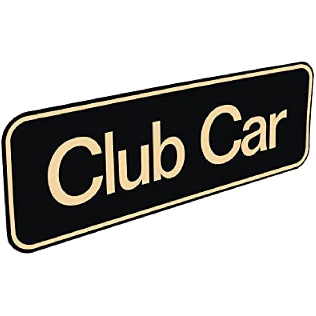 Black Gold Tempo Name Plate for ClubCar  Golf Cart DRIVE-UP