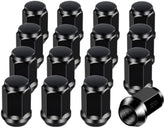 Golf Cart Lug Nuts-Black, Club Car & EZGO Lug Nuts 16PCS, Black Wheel Lug Nuts Suitable for Club Car & EZGO Golf Cart, Size 1/2-20, OEM# 1701160, 14723-G1, 1010984, 1701160