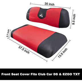 Golf Cart Seat Cover Set Fit for Club Car, EZGO, Yamaha (S SIZE) DRIVE-UP