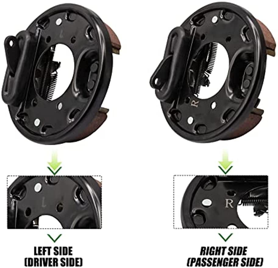 Brake Assembly for EZGO TXT PDS Medalist & Yamaha Rear Brake Cluster with Brake Shoes DRIVE-UP