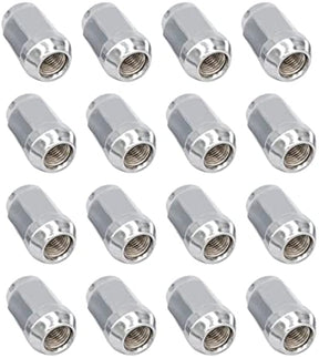 Golf Cart Chrome Lug Nuts fits Yamaha/GEM Models 12MMx1.25-Pack of 16