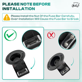 48V Golf Cart Charger Receptacle Charger Plug for Club Car DS Modes, Golf Cart Charging Port with Cord and Club Car Plug |Drive-up