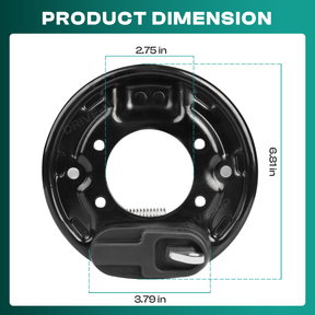 Drive-up Club Car Brake Assembly, Rear Brake Cluster for Club Car Precedent DS1995-Up and Tempo 2018-Up, Golf Cart Brakes OEM 101823301 103380202