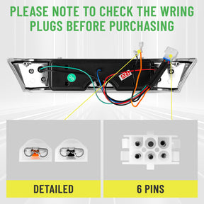 Drive-up Golf Cart LED Headlight Bar for Club Car Precedent 2004-Up with Front Head Light Electric and Gas Models, 12V Front Replace Head Light Bar Replaces OEM 102524801,1025248-01