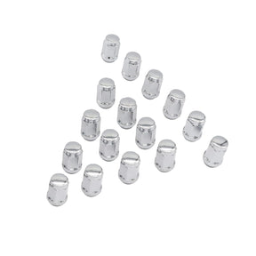 Golf Cart Chrome Lug Nuts fits Yamaha/GEM Models 12MMx1.25-Pack of 16