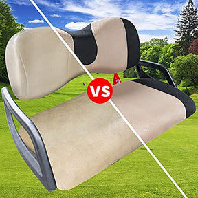 Golf Cart Seat Cover Set Fit for Club Car, EZGO, Yamaha ( L Size) DRIVE-UP