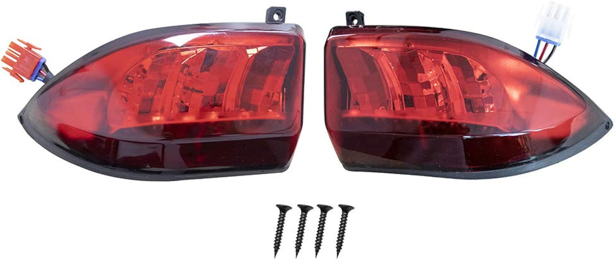 Drive-up Golf Cart LED Taillight for Club Car Precedent 2004-Up and Tempo 2018-Up Models Replacements 12V 3 Wires Rear Light Kit